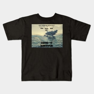 USS Theodore Roosevelt 2020 Deployment Kids T-Shirt